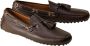 Car Shoe Bruine leren mocassins Brown Heren - Thumbnail 1