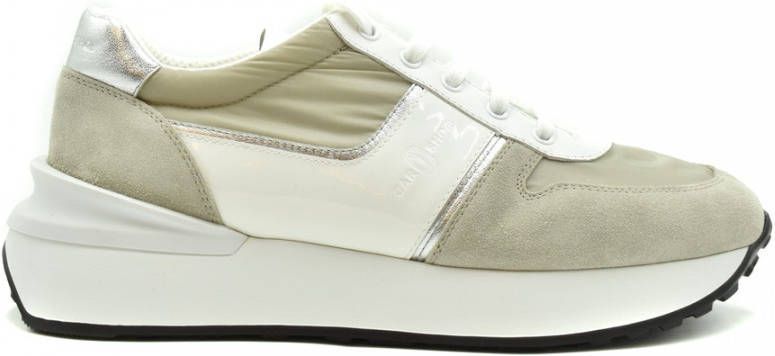 Car Shoe Sneakers Beige Dames