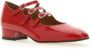 Carel Ballerinas van Lakleer Red Dames - Thumbnail 1