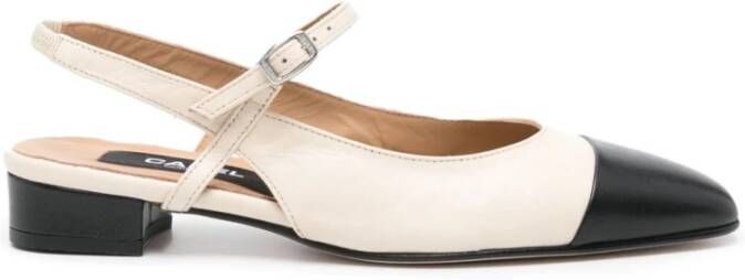 Carel Beige Ballerina Schoenen Beige Dames