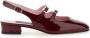 Carel Burgundy Patent Hak Schoenen Red Dames - Thumbnail 1