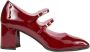 Carel Burgundy Patent Leather Stijlvolle Handtas Red Dames - Thumbnail 9