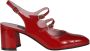 Carel Dubbele Band Slingback Hakken Red Dames - Thumbnail 1