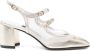 Carel Goudkleurige Slingback Band Middelblokhak Yellow Dames - Thumbnail 1