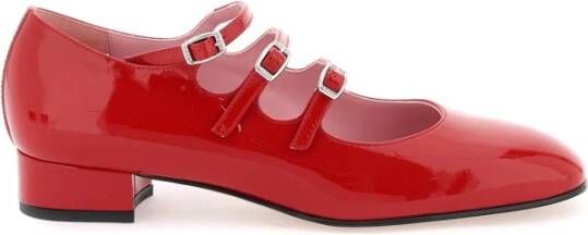 Carel Lakleren Mary Jane Pumps Red Dames