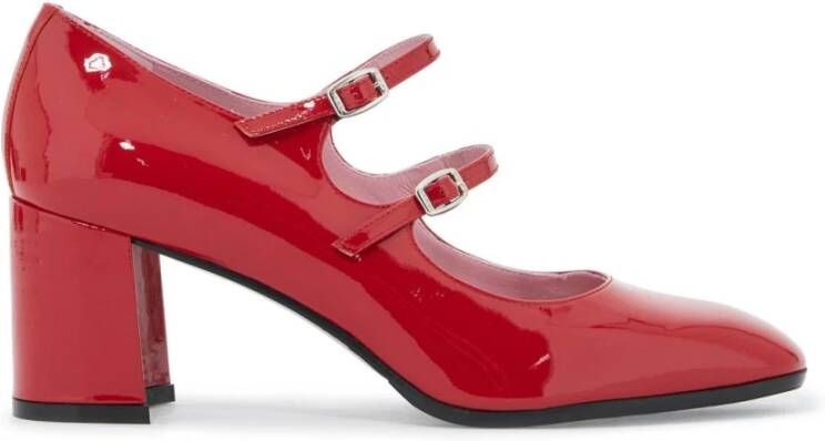 Carel Lakleren Mary Jane Schoenen Red Dames