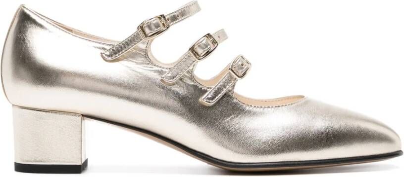 Carel Platina Gelamineerde Mary Jane Schoenen Gray Dames