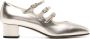 Carel Platina Gelamineerde Mary Jane Schoenen Gray Dames - Thumbnail 1