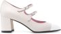 Carel Platte schoenen met dubbele gespsluiting Beige Dames - Thumbnail 1