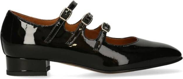 Carel Leren Mary Jane Schoenen Black Dames