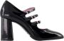 Carel Zwarte Patent Mary Jane Schoenen Black Dames - Thumbnail 2