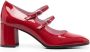 Carel Rode Lakleren Blokhak Sandalen Red Dames - Thumbnail 1