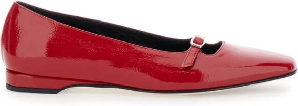 Carel Rode platte schoenen Emilie Red Dames