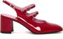 Carel Rode Slingback Pumps met 60mm Hak Red Dames - Thumbnail 1