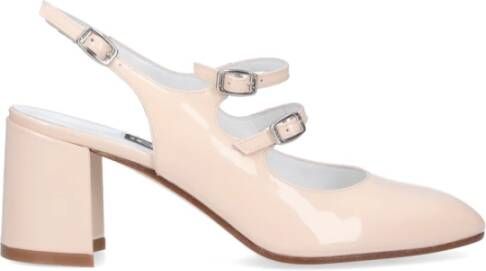 Carel Parijse Stijl Beige Lakleren Pumps Beige Dames