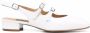 Carel Witte Leren Mary Jane Peche Schoenen White Dames - Thumbnail 1