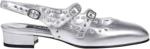 Carel Zilveren Queen Pump Schoenen Gray Dames