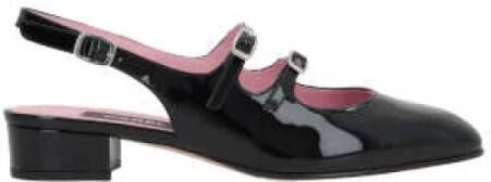 Carel Zwart Lakleren Slingback Mary-Jane Black Dames