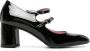 Carel Zwarte Lakleren Mary Jane Schoenen Black Dames - Thumbnail 1