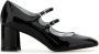 Carel Handgemaakte Zwarte Platte Schoenen met Leren Zool Black Dames - Thumbnail 5