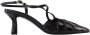 Carel Zwarte Leren Puntige Sandalen Black Dames - Thumbnail 1