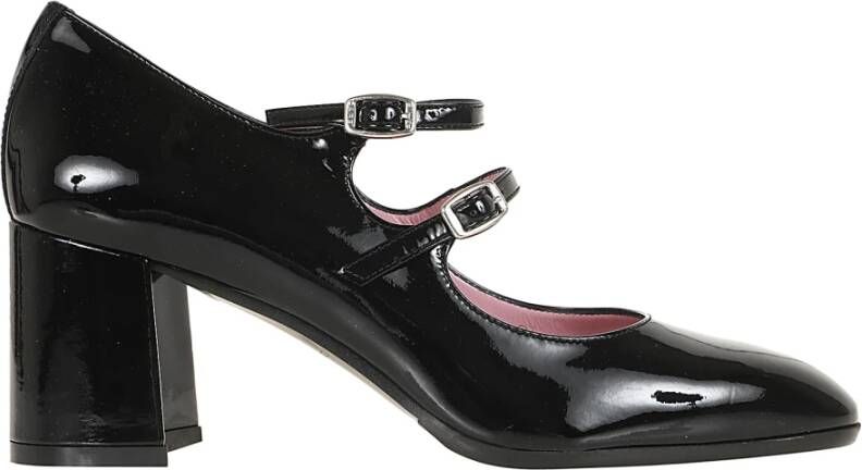 Carel Zwarte Mary Janes Pumps Elegante Stijl Black Dames