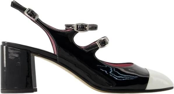 Carel Ivoor Zwarte Papaya Pump Stijlvol en Elegant Black Dames