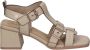 Carmela Elegante High Heel Sandalen Beige Dames - Thumbnail 2