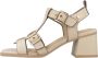 Carmela Elegante High Heel Sandalen Beige Dames - Thumbnail 7