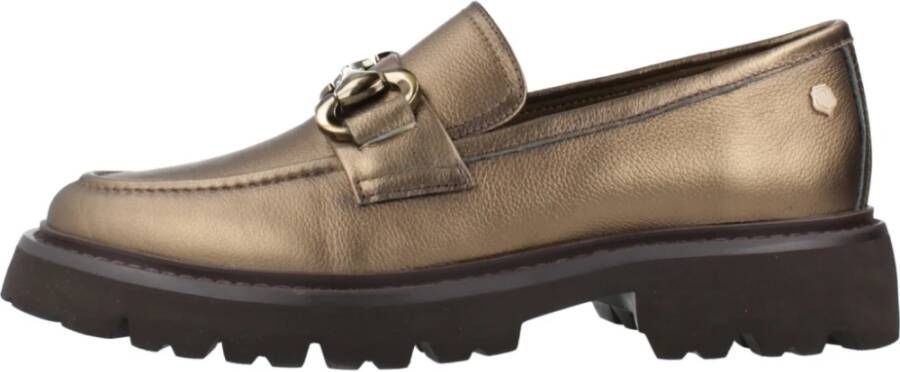 Carmela Klassieke Loafers Schoenen Brown Dames