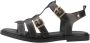 Carmela Stijlvolle Platte Sandalen voor Vrouwen Black Dames - Thumbnail 2