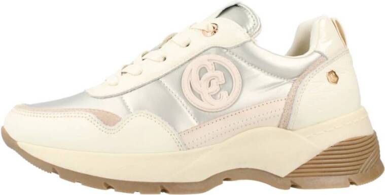 Carmela Stijlvolle Sneakers voor Vrouwen Beige Dames