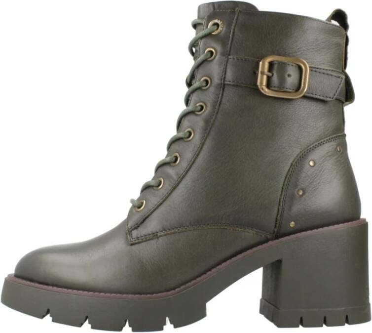 Carmela Stijlvolle Veterschoenen Green Dames