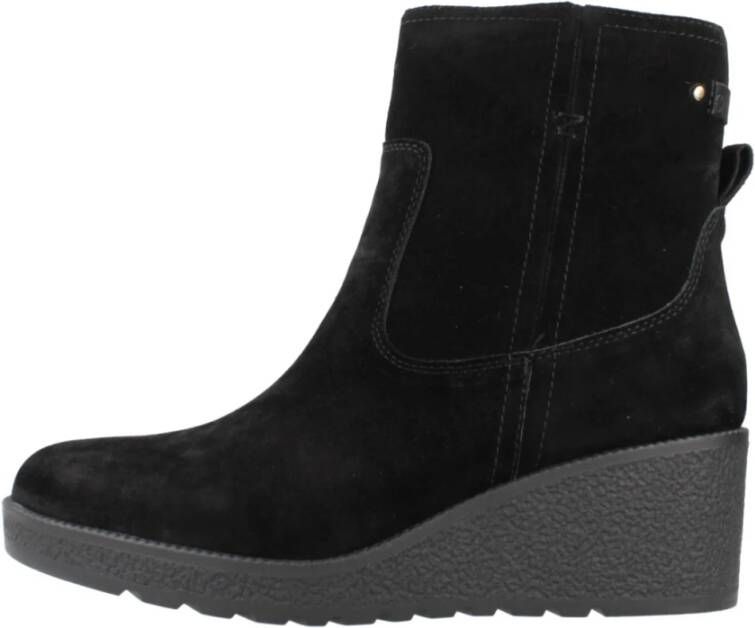 Carmela Stijlvolle Wedges Laarzen Black Dames