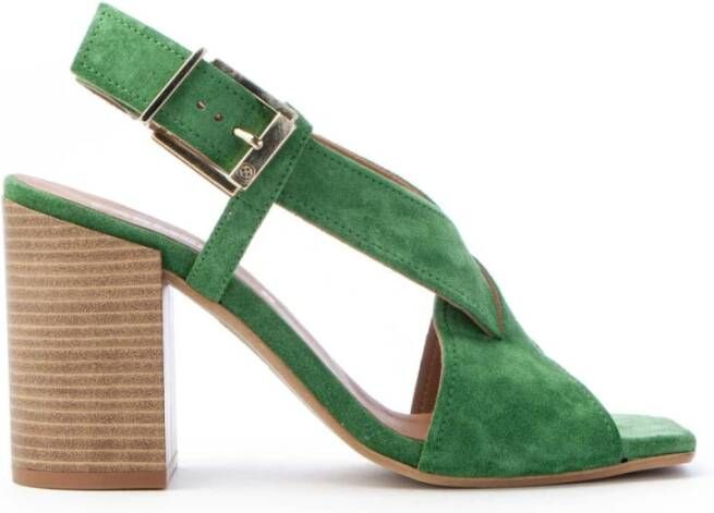 Carmens High Heel Sandals Groen Dames