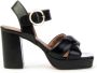 Carmens High Heel Sandals Zwart Dames - Thumbnail 1