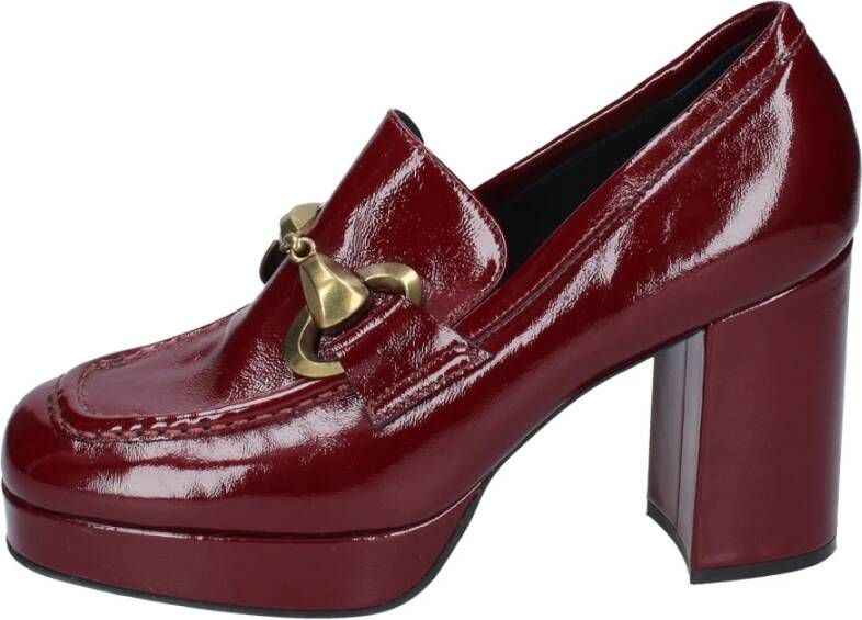 Carmens Patentleren Loafers voor Vrouwen Red Dames