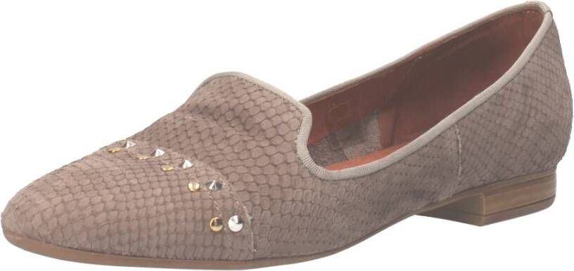 Carmens Python Loafers voor Vrouwen Gray Dames