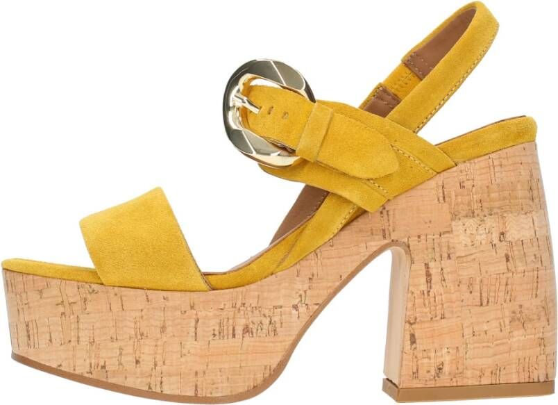 Carmens Sandalen Geel Yellow Dames