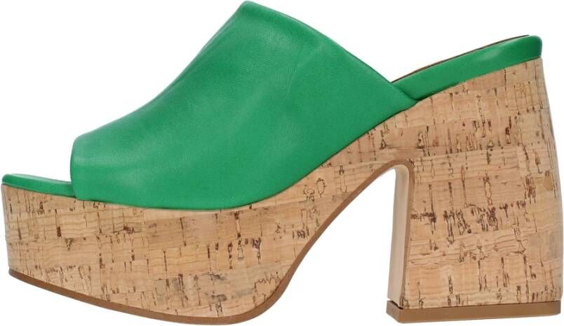 Carmens Sandalen Groen Green Dames