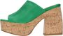 Carmens Sandalen Groen Green Dames - Thumbnail 1