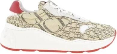 Carolina Herrera Canvas Runner Sneakers Insignia Beige Dames