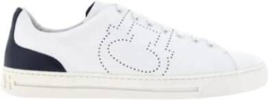 Carolina Herrera Leren Initialen Sneakers White Dames