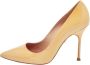 Carolina Herrera Pre-owned Leather heels Beige Dames - Thumbnail 1