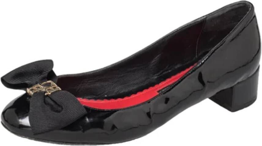 Carolina Herrera Pre-owned Leather heels Black Dames