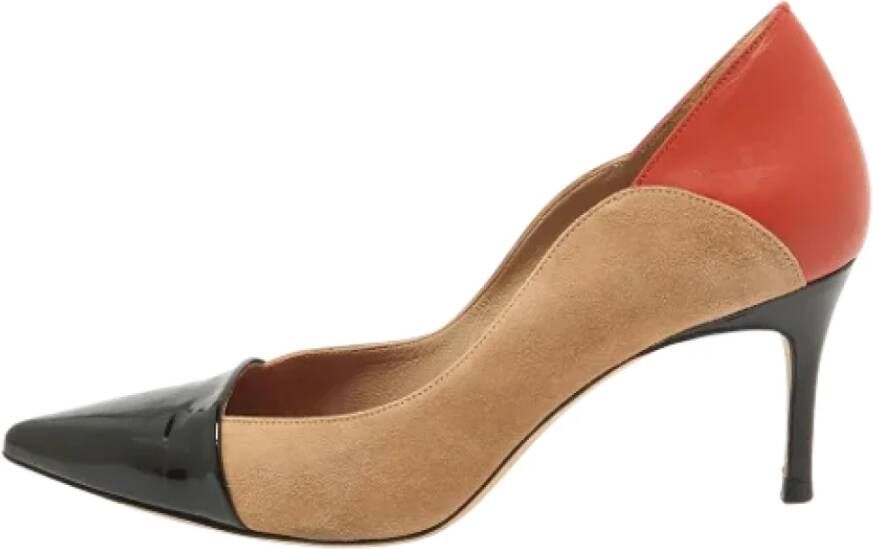 Carolina Herrera Pre-owned Leather heels Multicolor Dames