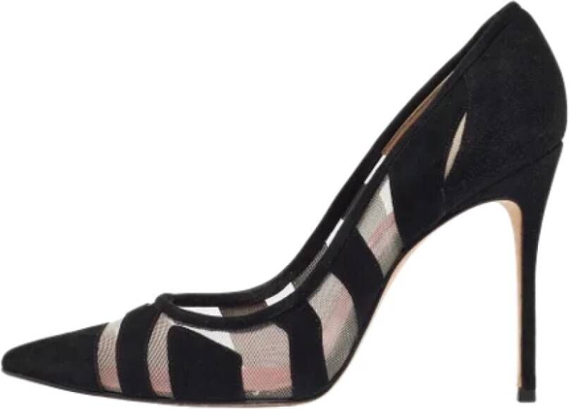 Carolina Herrera Pre-owned Mesh heels Black Dames