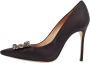 Carolina Herrera Pre-owned Satin heels Black Dames - Thumbnail 1