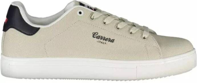 Carrera Beige Polyester Sneaker met Contrasterende Details Beige Heren