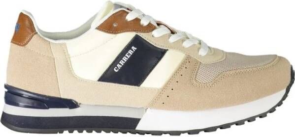 Carrera Beige Sneaker met Contrastdetails Beige Heren